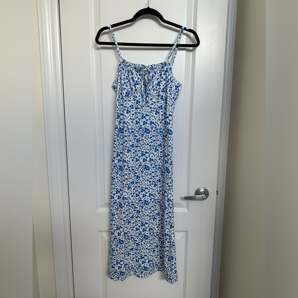 Ditsy Floral Drawstring Cami Dress - Picture 2 of 7